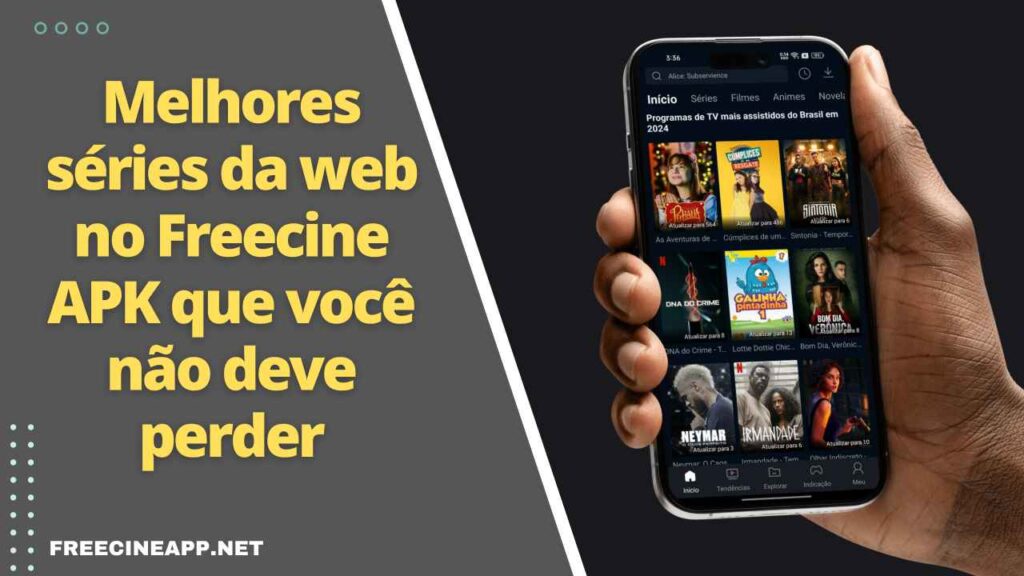 Melhores series da web no Freecine APK que voce nao deve perder